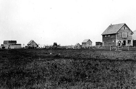 Grande Prairie Downtown Settlement circa 1969